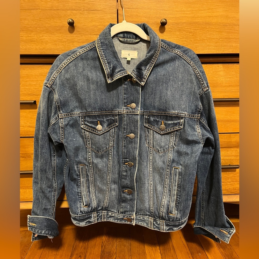 Lou & Grey Jean Jacket Size Small